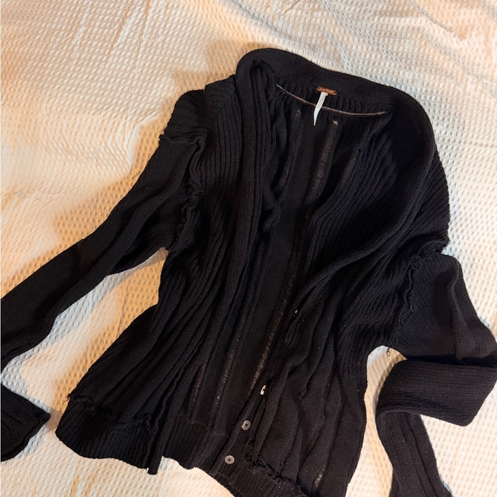 Free People Black Women's Cardigan